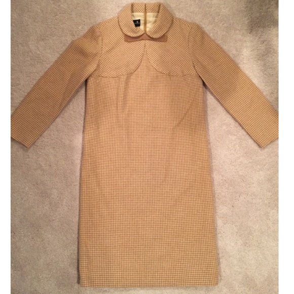 Vintage 1960s Houndstooth Dress 💛 Nordstrom Best - Picture 2 of 6